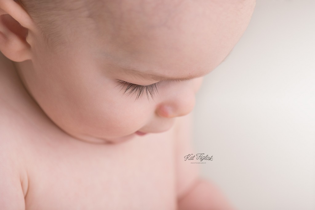 9 month old baby boy's eyelashes